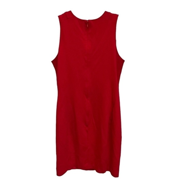 VINCE CAMUTO Red Ponte Knit Sleeveless Sheath Dress, Size 10. - Picture 5 of 13